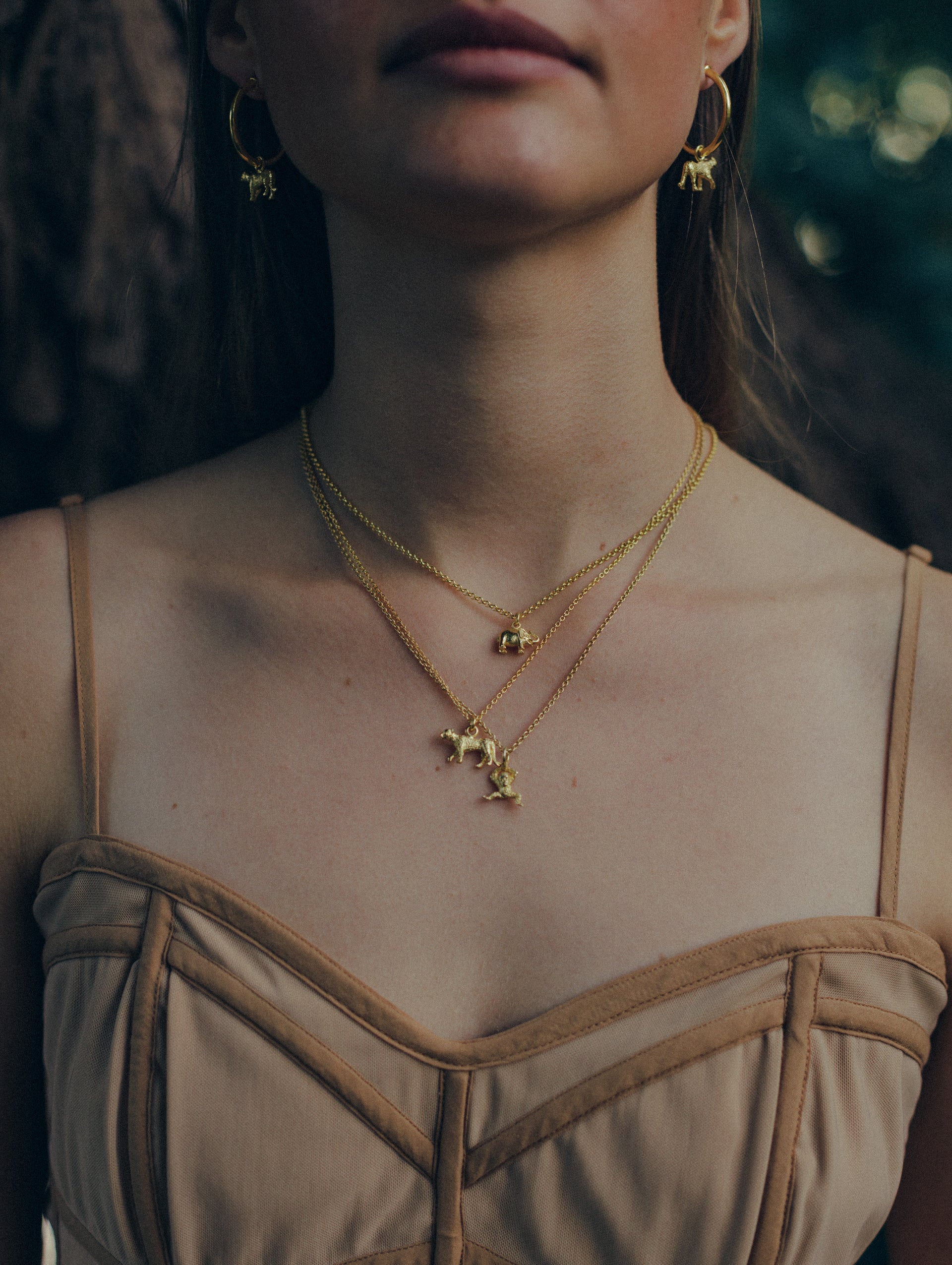 Borneo orangutan necklace