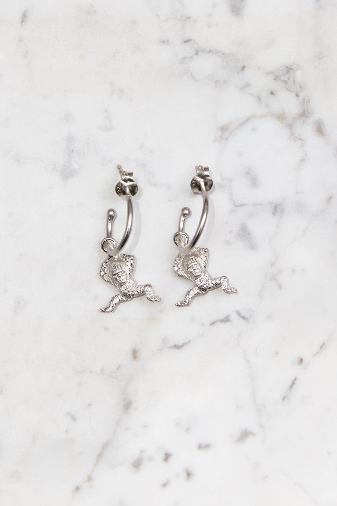 Borneo orangutan earrings