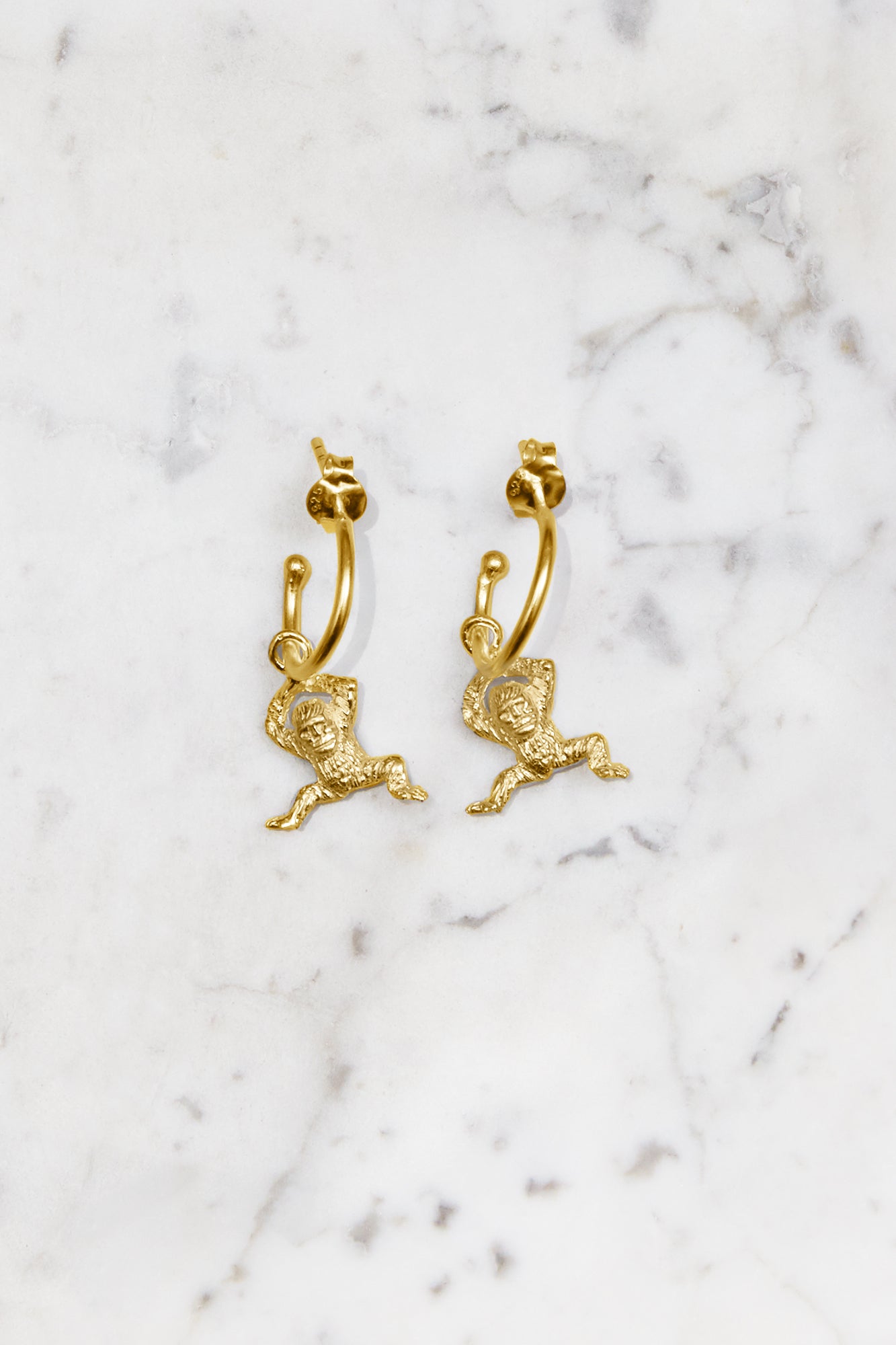 Borneo orangutan earrings