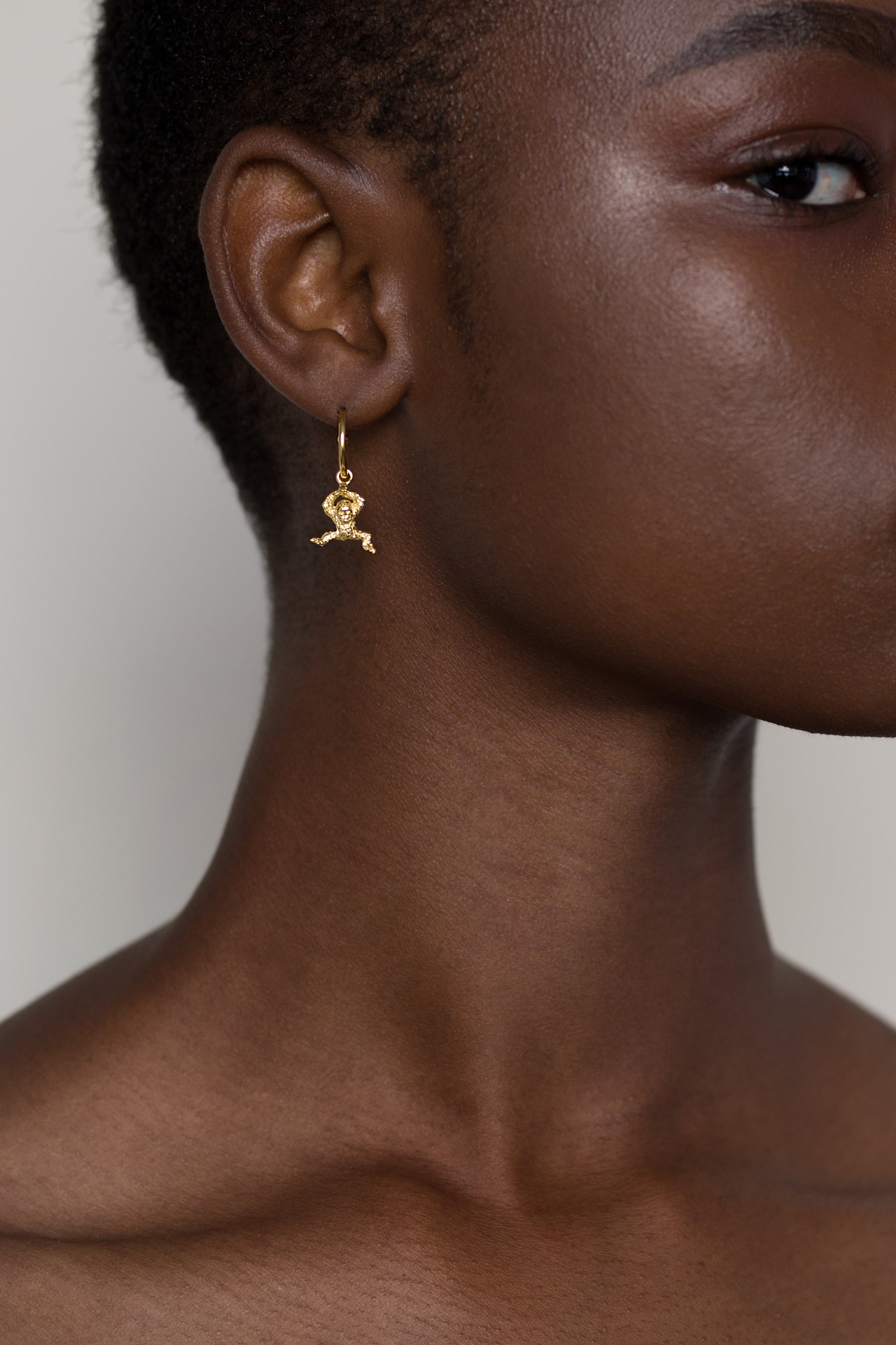 Borneo orangutan earrings