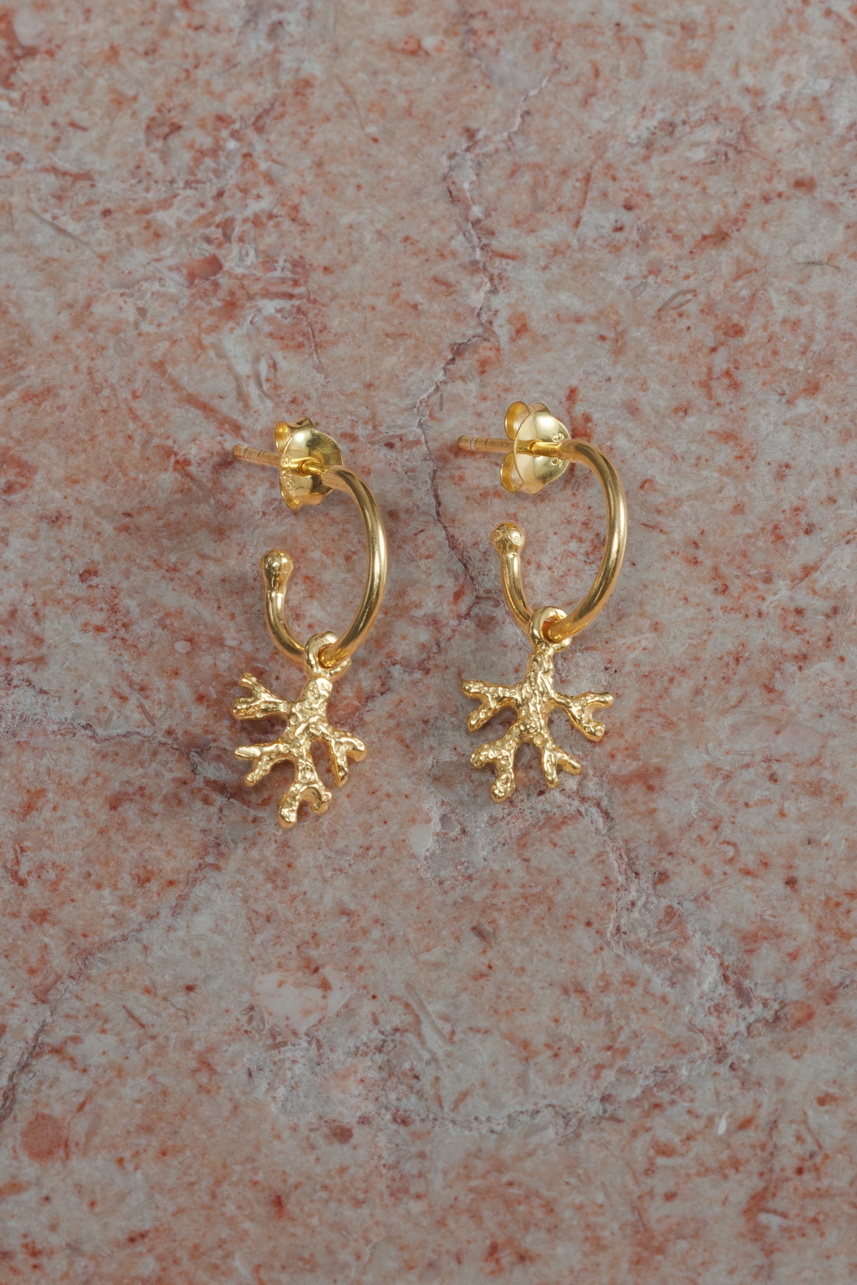 Staghorn coral earrings