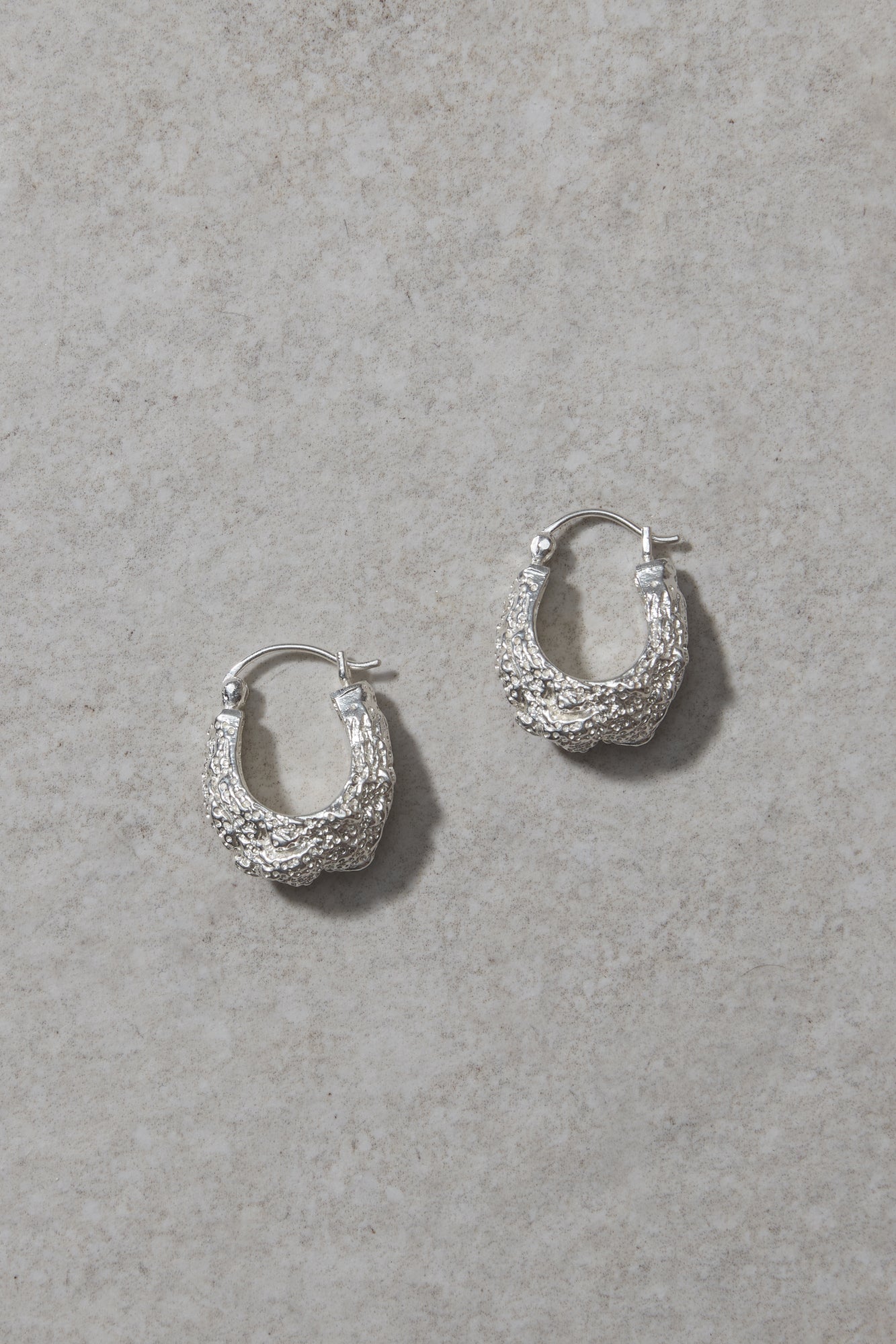 Organic coral earrings